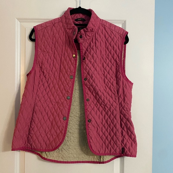 Barbour Pink Fulbourn Lightweight Short Gilet - Picture 6 of 15